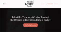 Desktop Screenshot of infertilityivfhouston.com